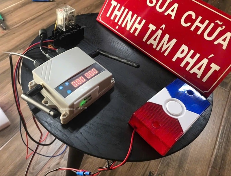 thiết bị cảnh báo nhiệt độ qua sms